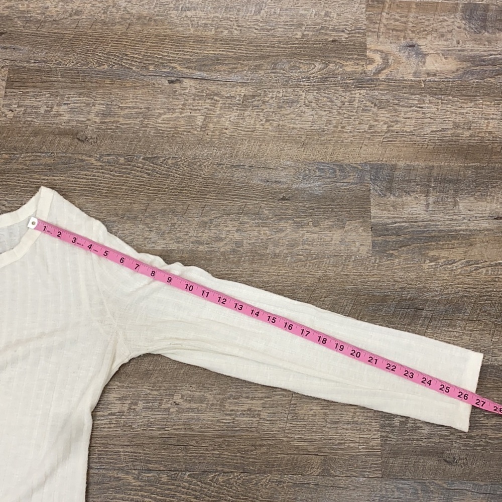 NoBo Cream Long Sleeve Top XL - Picture 9 of 9